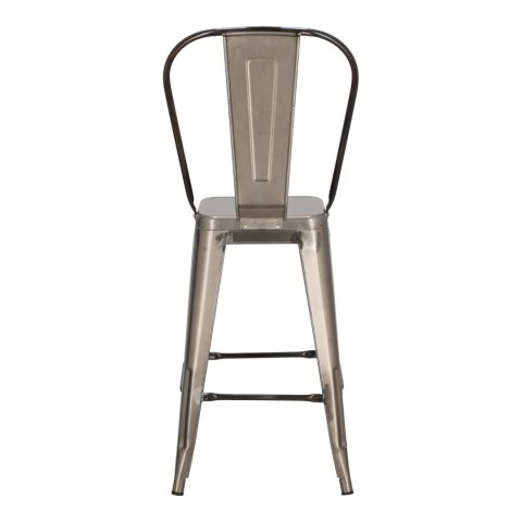Hoker Paris Back 66cm metaliczny inspirowany Tolix Hoker Paris Back 66cm metaliczny inspirowany Tolix