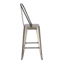 Hoker Paris Back 66cm metaliczny inspirowany Tolix Hoker Paris Back 66cm metaliczny inspirowany Tolix
