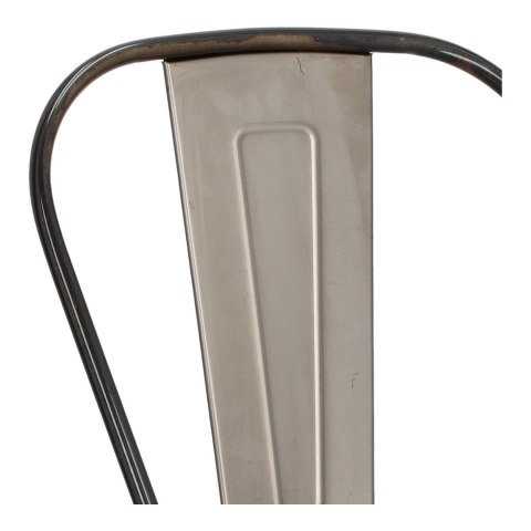 Hoker Paris Back 66cm metaliczny inspirowany Tolix Hoker Paris Back 66cm metaliczny inspirowany Tolix