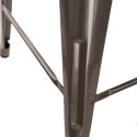 Hoker Paris Back 66cm metaliczny inspirowany Tolix Hoker Paris Back 66cm metaliczny inspirowany Tolix