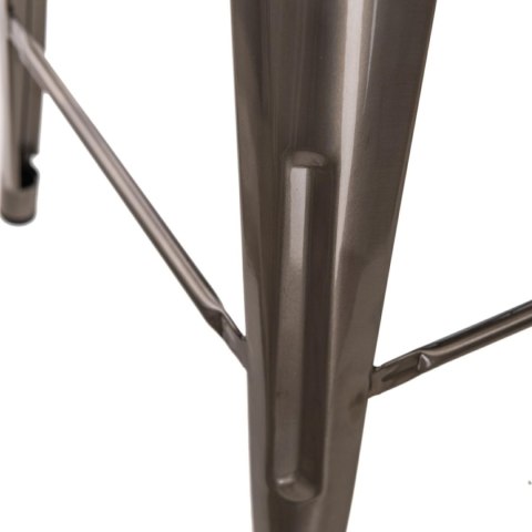 Hoker Paris Back 66cm metaliczny inspirowany Tolix Hoker Paris Back 66cm metaliczny inspirowany Tolix