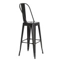 Hoker Paris Back 75cm czarny insp.Tolix Hoker Paris Back 75cm czarny insp.Tolix