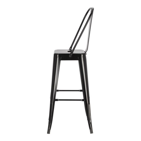 Hoker Paris Back 75cm czarny insp.Tolix Hoker Paris Back 75cm czarny insp.Tolix
