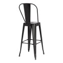 Hoker Paris Back 75cm czarny insp.Tolix Hoker Paris Back 75cm czarny insp.Tolix