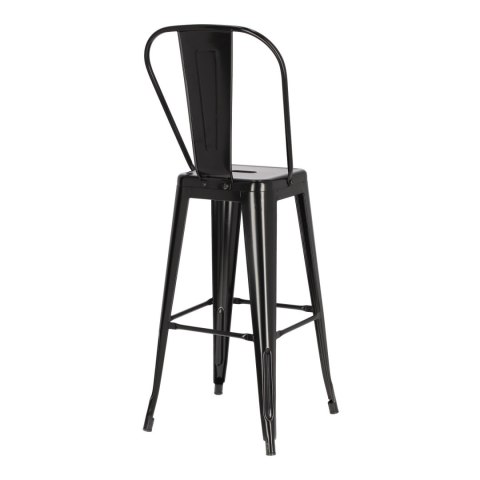 Hoker Paris Back 75cm czarny insp.Tolix Hoker Paris Back 75cm czarny insp.Tolix