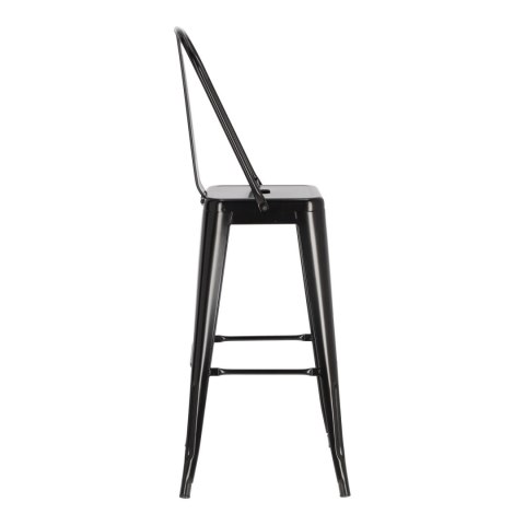Hoker Paris Back 75cm czarny insp.Tolix Hoker Paris Back 75cm czarny insp.Tolix