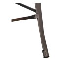 Hoker Paris Back short 66cm metaliczny insp. Tolix Hoker Paris Back short 66cm metaliczny insp. Tolix