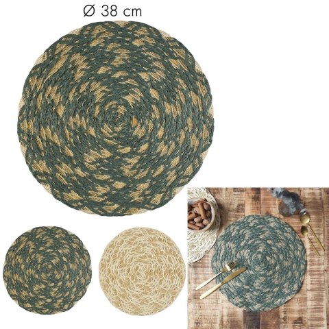 Podkładka pod talerz Jute beżowa 38cm Podkładka pod talerz Jute beżowa 38cm