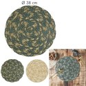 Podkładka pod talerz Jute zielona 38cm Podkładka pod talerz Jute zielona 38cm