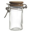 Słoik szklany z pokrywką akacjową 70ml Słoik szklany z pokrywką akacjową 70ml