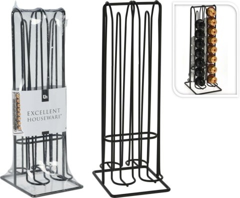 Stojak na kapsułki do kawy Nespresso metalowy czarny Stojak na kapsułki do kawy Nespresso metalowy czarny
