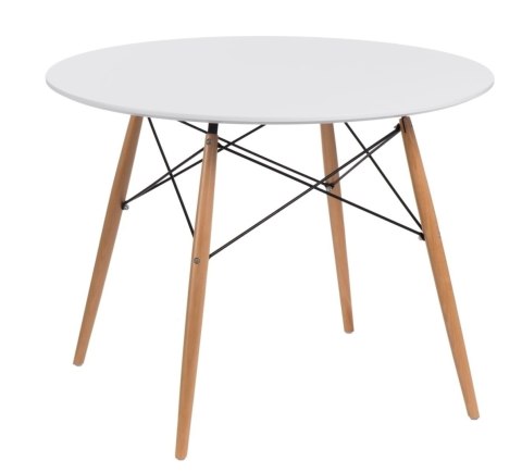 Stół DTW 100 cm, blat biały Stół DTW 100 cm, blat biały