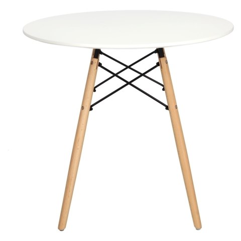 Stół DTW 80 cm, blat biały Stół DTW 80 cm, blat biały