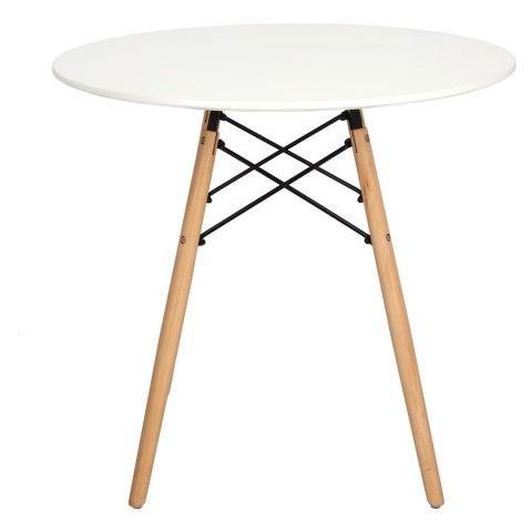 Stół DTW 80 cm, blat biały Stół DTW 80 cm, blat biały