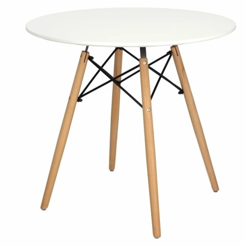 Stół DTW 80 cm, blat biały Stół DTW 80 cm, blat biały