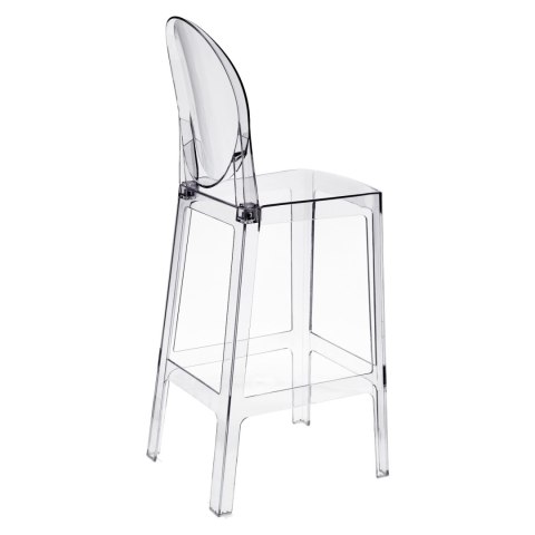 Stołek barowy Viki transparentny 75cm Stołek barowy Viki transparentny 75cm