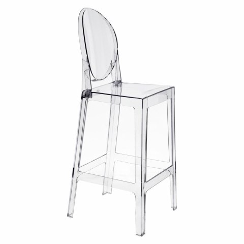 Stołek barowy Viki transparentny 75cm Stołek barowy Viki transparentny 75cm