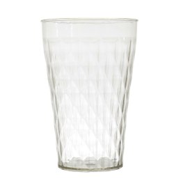 Szklanka Mirage złoty brzeg plastikowa