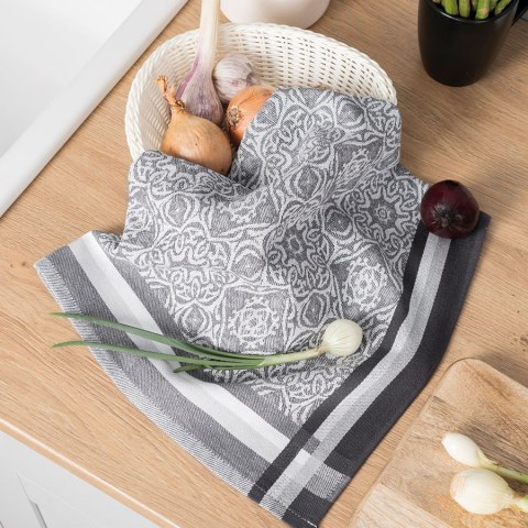 DOLCE Ścierka kuchenna, rozmiar 50x70cm, kolor szary 001 (1szt) DOLCE Ścierka kuchenna, rozmiar 50x70cm, kolor szary 001 (1szt)