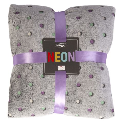 Koc NEON/antracyt/200x220 (1szt) Koc NEON/antracyt/200x220 (1szt)