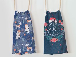 Komplet ścierek kuchennych MS HOME/2x38x60/CHRISTMAS/1  