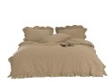 Pościel bawełniana AKDENIZ BEIGE/160x200(P) STONEWASHED Pościel bawełniana AKDENIZ BEIGE/160x200(P) STONEWASHED