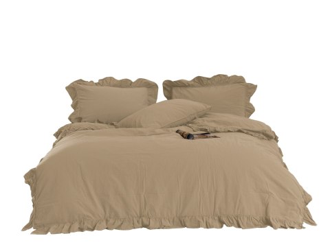 Pościel bawełniana AKDENIZ BEIGE/160x200(P) STONEWASHED Pościel bawełniana AKDENIZ BEIGE/160x200(P) STONEWASHED