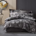 Pościel bawełniana FLORY DARK GREY/160x200 COTTONLOVE JACQUARD Pościel bawełniana FLORY DARK GREY/160x200 COTTONLOVE JACQUARD