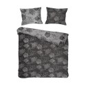 Pościel bawełniana FLORY DARK GREY/220x200 COTTONLOVE JACQUARD Pościel bawełniana FLORY DARK GREY/220x200 COTTONLOVE JACQUARD