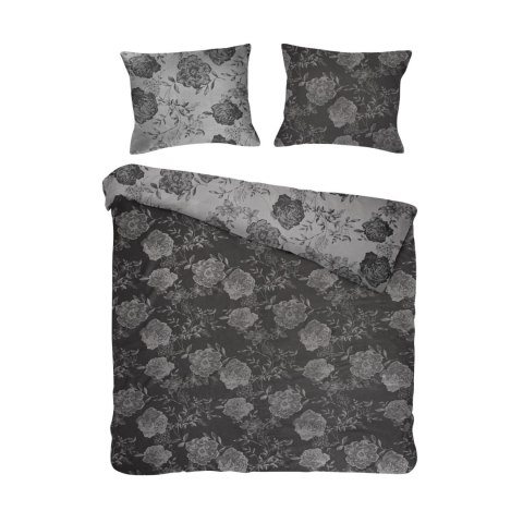 Pościel bawełniana FLORY DARK GREY/220x200 COTTONLOVE JACQUARD Pościel bawełniana FLORY DARK GREY/220x200 COTTONLOVE JACQUARD