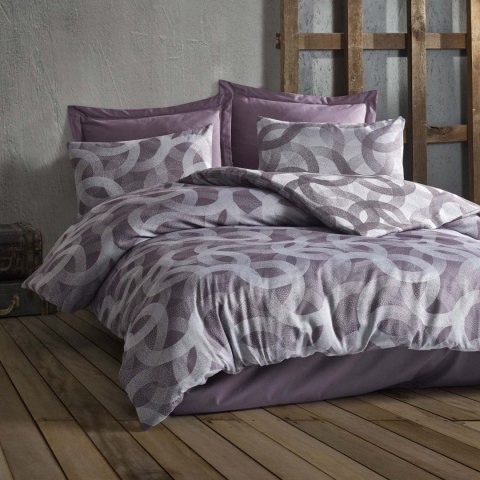 Pościel bawełniana SPOTY PURPLE/160x200 COTTONLOVE JACQUARD Pościel bawełniana SPOTY PURPLE/160x200 COTTONLOVE JACQUARD