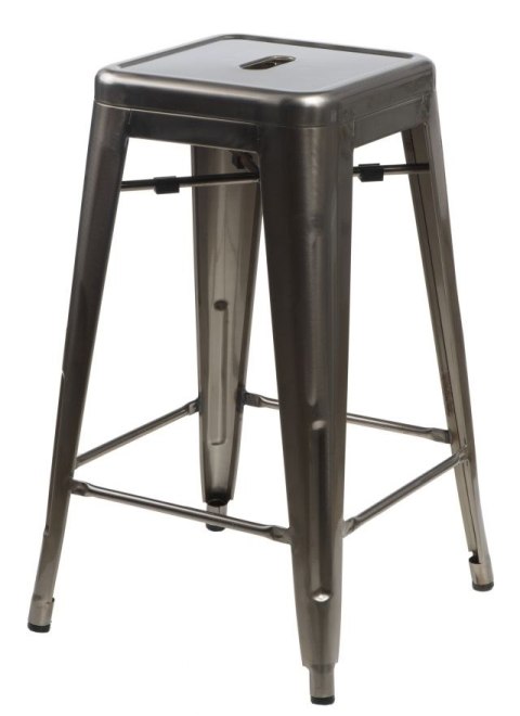 Hoker Paris 66cm metaliczny inspirowany Tolix Hoker Paris 66cm metaliczny inspirowany Tolix