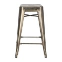 Hoker Paris 66cm metaliczny inspirowany Tolix Hoker Paris 66cm metaliczny inspirowany Tolix