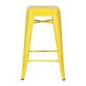 Hoker Paris 66cm żółty inspirowany Tolix Hoker Paris 66cm żółty inspirowany Tolix