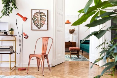 Krzesło Paris miedziane inspirowane Tolix Krzesło Paris miedziane inspirowane Tolix