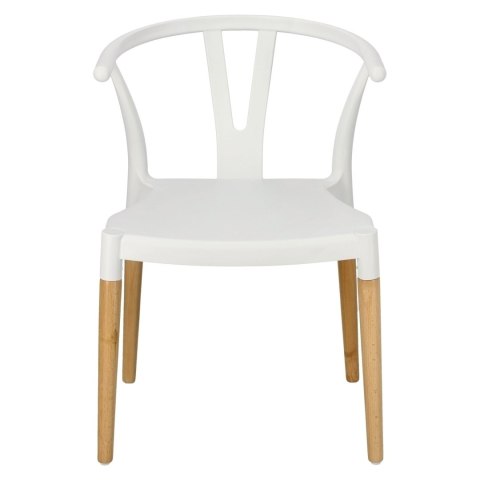 Krzesło Wicker PP Simplet białe Krzesło Wicker PP Simplet białe