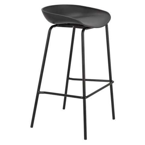 Stołek barowy Grego czarny 75 cm Stołek barowy Grego czarny 75 cm