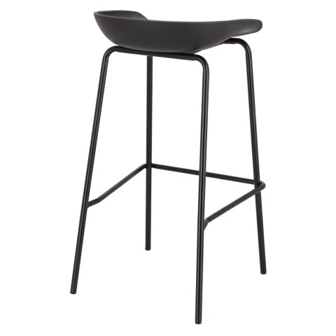 Stołek barowy Grego czarny 75 cm Stołek barowy Grego czarny 75 cm