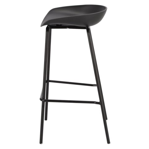 Stołek barowy Grego czarny 75 cm Stołek barowy Grego czarny 75 cm