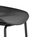 Stołek barowy Grego czarny 75 cm Stołek barowy Grego czarny 75 cm