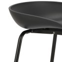 Stołek barowy Grego czarny 75 cm Stołek barowy Grego czarny 75 cm