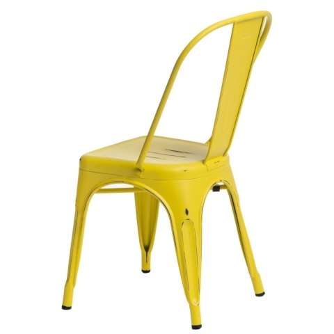 Krzesło Paris Antique żółte Krzesło Paris Antique żółte