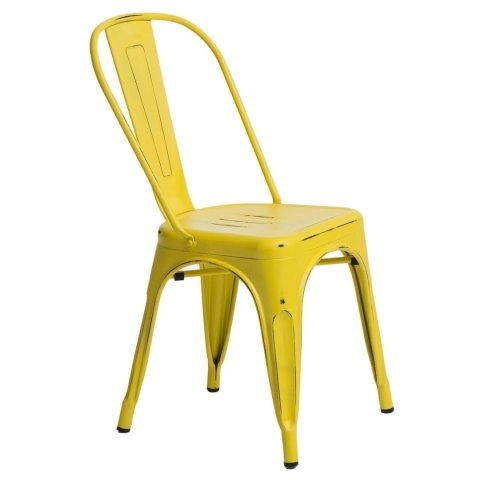 Krzesło Paris Antique żółte Krzesło Paris Antique żółte