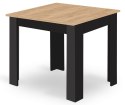 Stół NP 80x80 Artisan nogi czarne + 4 krzesła MARK czarne nogi naturalne Stół NP 80x80 Artisan nogi czarne + 4 krzesła MARK czarne nogi naturalne