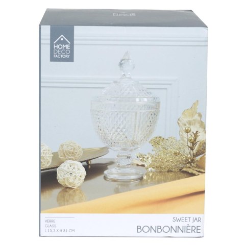 Szklana bomboniera Diamond 31cm Szklana bomboniera Diamond 31cm