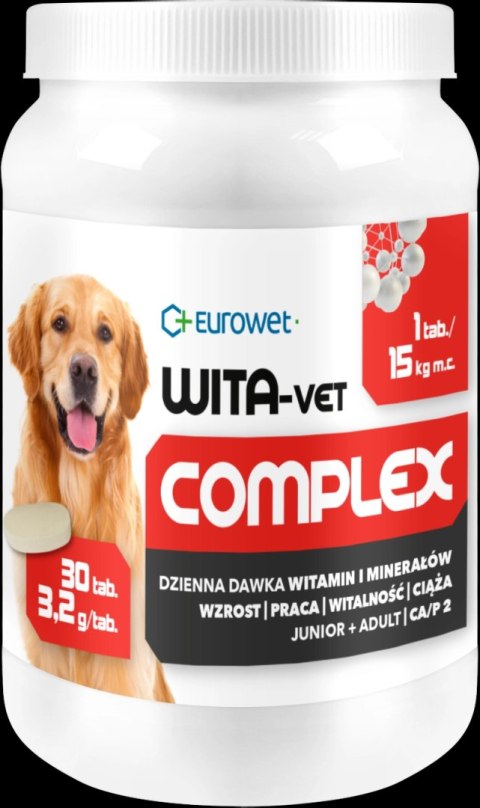 Eurowet Wita-Vet Junior + Adult 30tab Eurowet Wita-Vet Junior + Adult 30tab