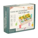 Gra drewniana montessori łowienie rybek marchewki robaczki Gra drewniana montessori łowienie rybek marchewki robaczki
