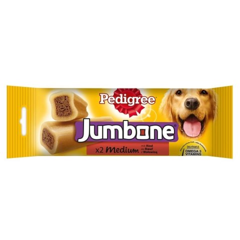Pedigree Jumbone Przysmak Dla Dorosłych Psów Średniej Wielkości Z Wołowiną 180g Pedigree Jumbone Przysmak Dla Dorosłych Psów Średniej Wielkości Z Wołowiną 180g