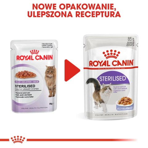 ROYAL CANIN Sterilised W Sosie 12x85g ROYAL CANIN Sterilised W Sosie 12x85g