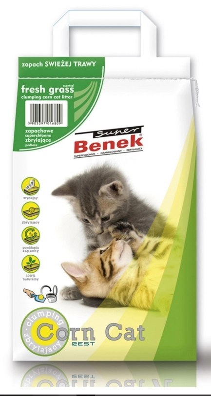 CERTECH-SUPER BENEK Corn Cat Świeża Trawa 25l CERTECH-SUPER BENEK Corn Cat Świeża Trawa 25l